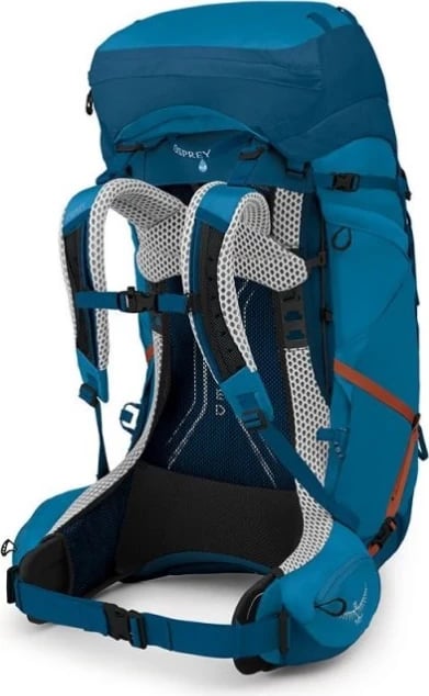 Çantë shpine për trekking Osprey Atmos AG LT 65, blu deti L/XL