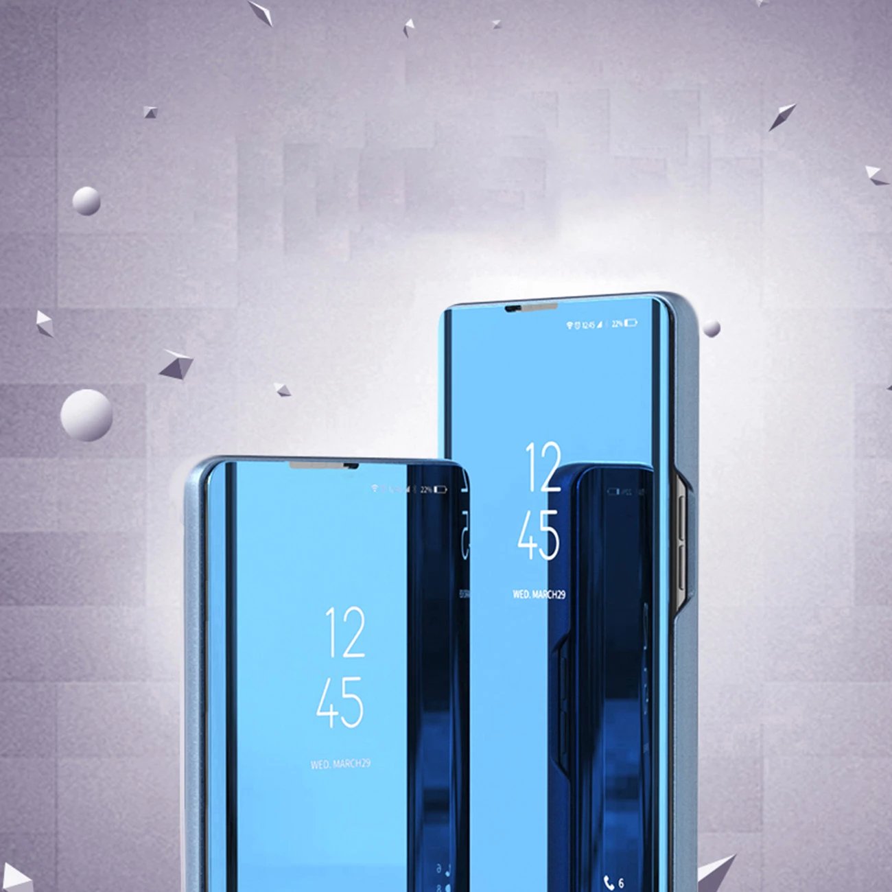 Mbështjellës Hurtel Clear View Case për Xiaomi Redmi Note 12 5G / Poco X5 5G, me kapak, i zi