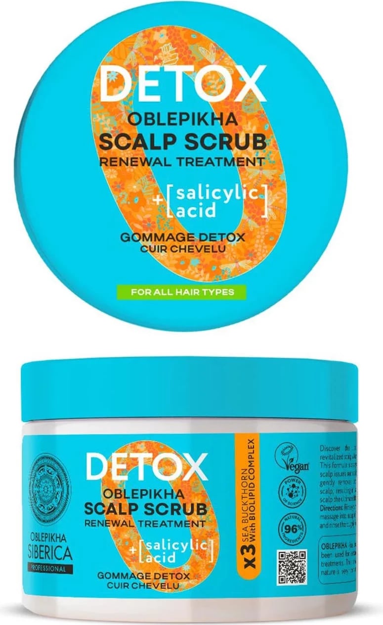Skrab për skalp Natura Siberica Oblepikha Detox Acido Salicilico 300ml