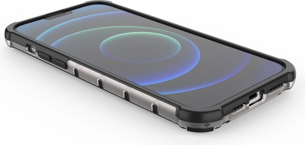 Mbështjellës Hurtel Honeycomb për iPhone 13 Pro Max, TPU/PC, kaltër