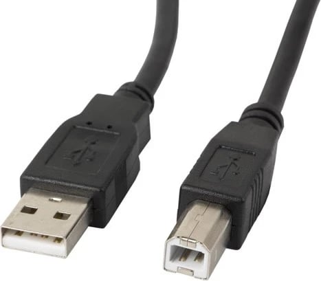 Kabllo Lanberg USB 2.0-A, 480 Mbit/s, 5m, e zezë