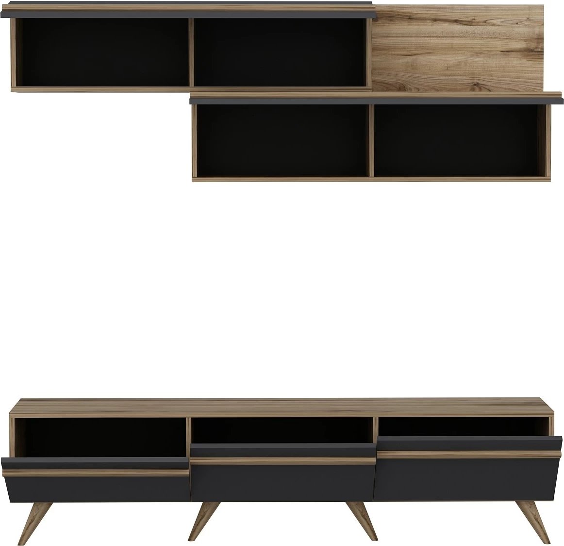 Njësi TV Skye Decor, Amsterdam - antracit, Ciragan