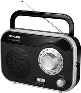 Radio portabile Sencor SRD 210BS, Mono, FM/AM, e zezë