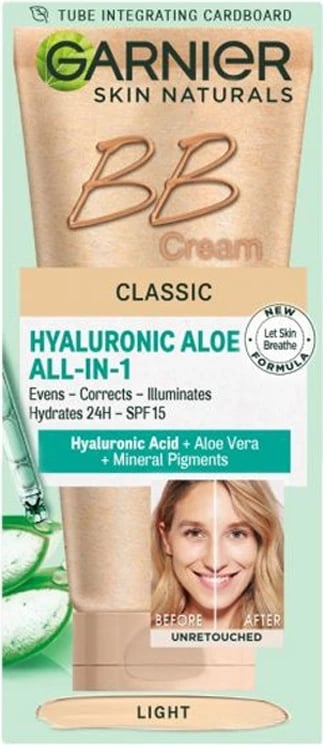 BB Cream Bio Classic Garnier, Ngjyra Light