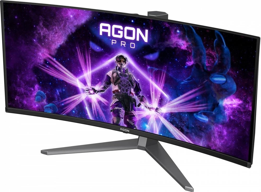 Monitor gaming AOC AG346UCD, 34 inç, QD-OLED, 175Hz, 3440x1440, i zi/gri