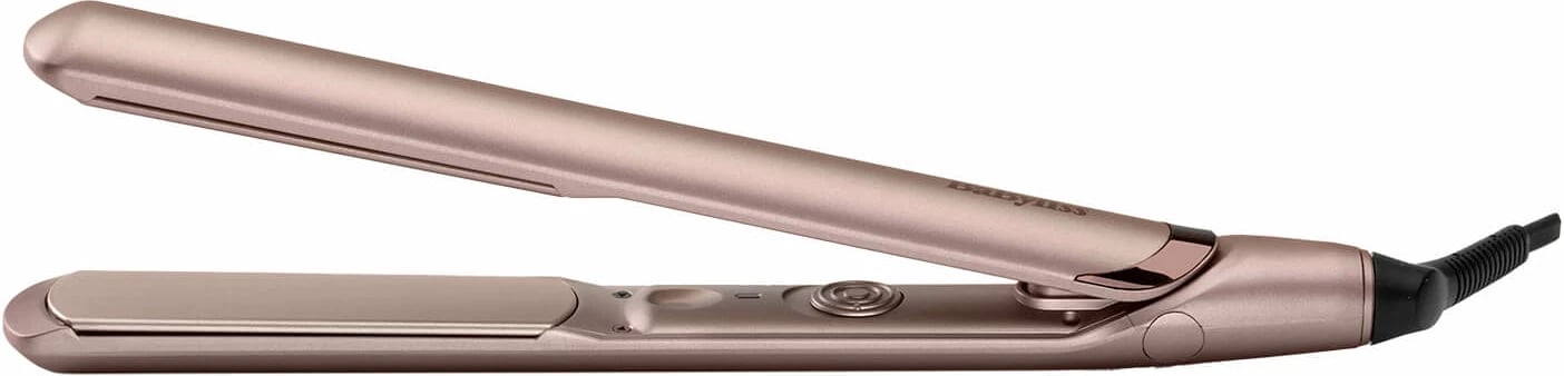 Drejtues flokësh, BaByliss ST90PE, 28mm, 235°C, 3 nivele nxehtësie, ngjyrë rozë e artë