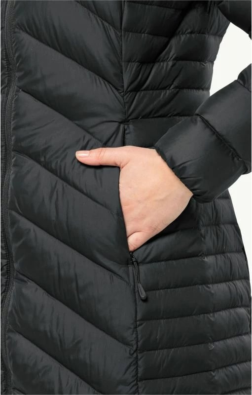 Jakne Jack Wolfskin për femra, të zeza