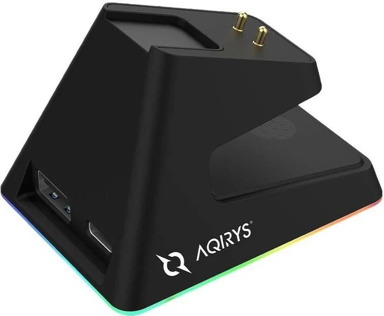 Maus Aqirys ZEPHYR, RGB, Wireless+Wired, i zi