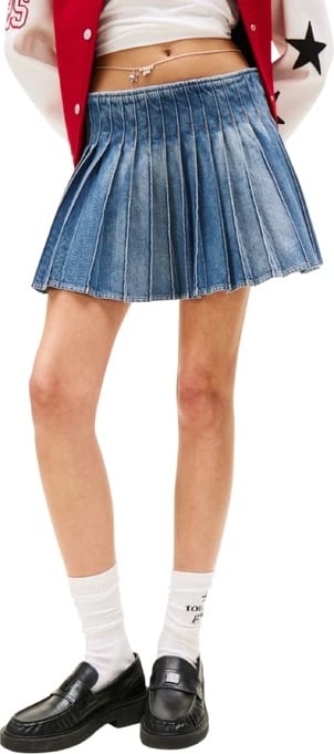 Fustanellë Tommy Hilfiger Jeans femra, blu