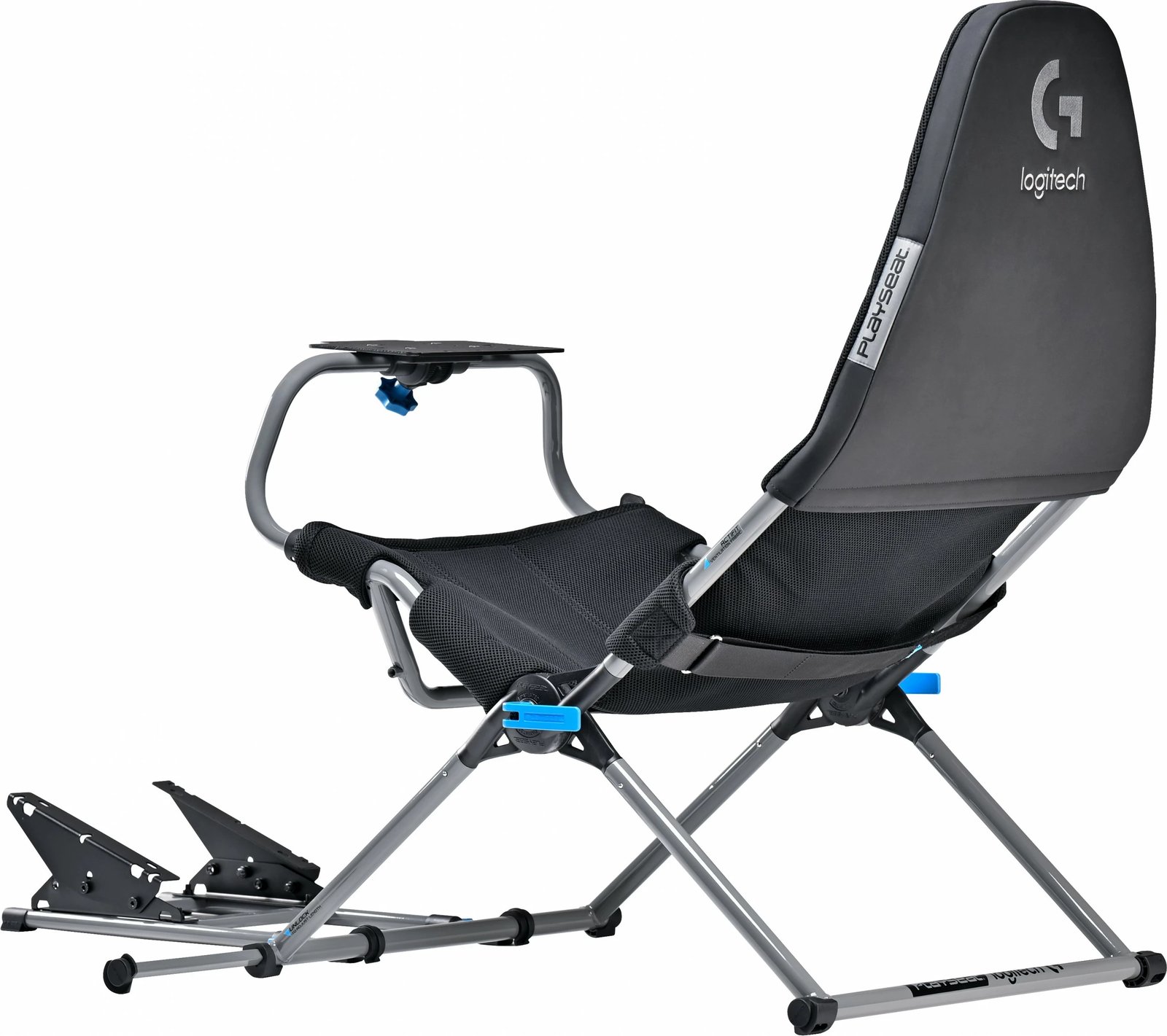 Karrige lojërash Playseat Challenge X Logitech G Edition, për konzolë, ngjyrë e zezë dhe gri