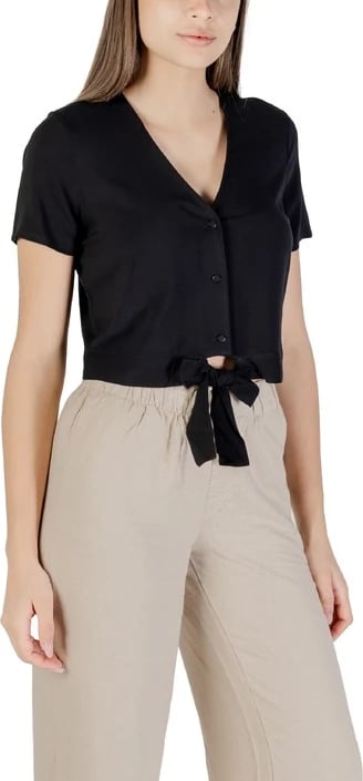 Bluzë Vero Moda femra, e zezë