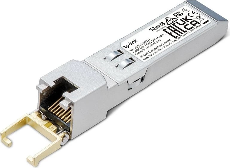 Modul SFP TP-LINK SM331T, 1000BASE-T, RJ45, metalik