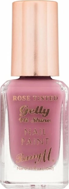 Llak për thonj Barry M Gelly Hi Shine Rose Tinted Nail Paint Blushed për femra rozë 10ml