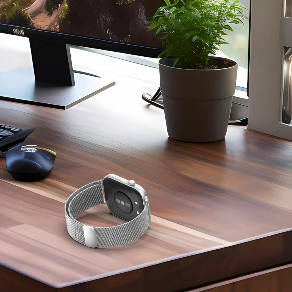 Rrip për smartwatch Tech-Protect MilaneseBand për Huawei Watch Fit 3, Inoks, Zi