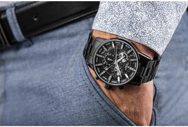 Orë dore për meshkuj Giewont, e zezë