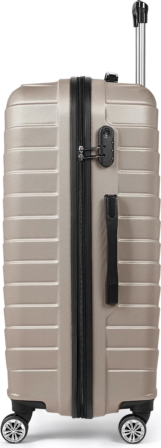 Set valixhesh (3 copë), ngjyrë ari, Zoozie Bags, P55UCVLZ06