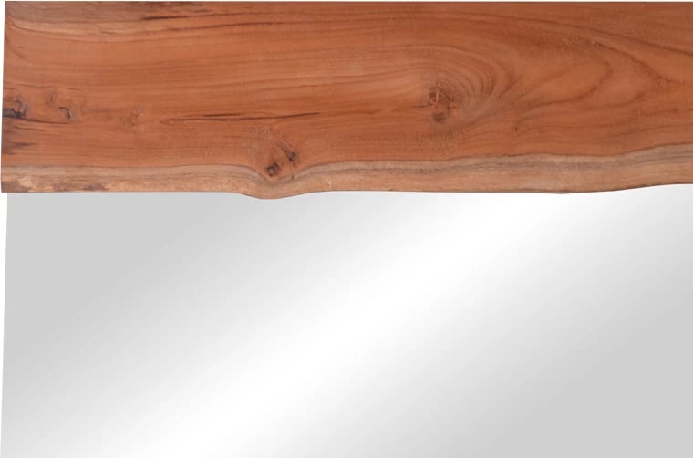 Pasqyrë Riverine dru tik ngjyrë natyrale 120x80x4cm