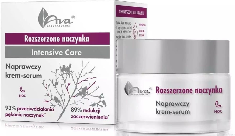 Krem nate-serum për fytyrë Ava Laboratorium Extended Broken Capillaries Repair për femra, 50ml