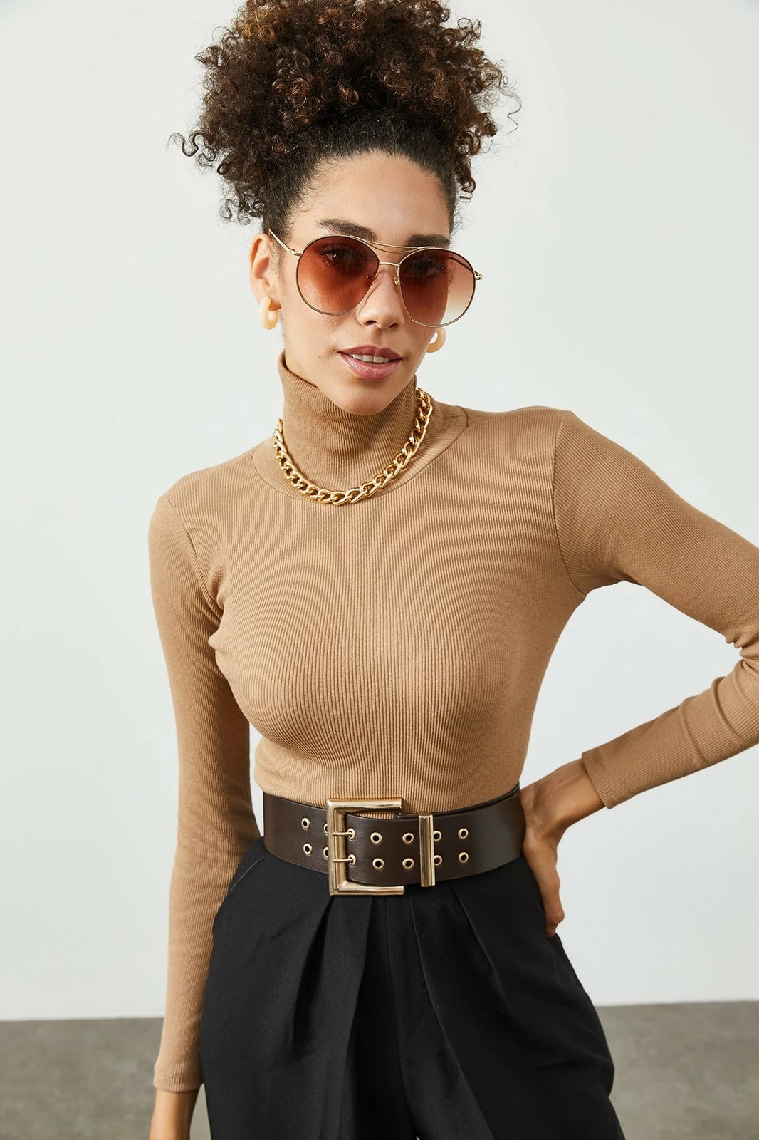 Bluzë për gra Jumeon, X2325, bezhë