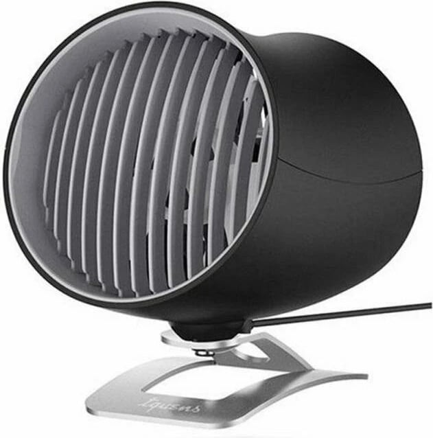 Ventilator mini për tavolinë Spigen, ngjyrë e zezë