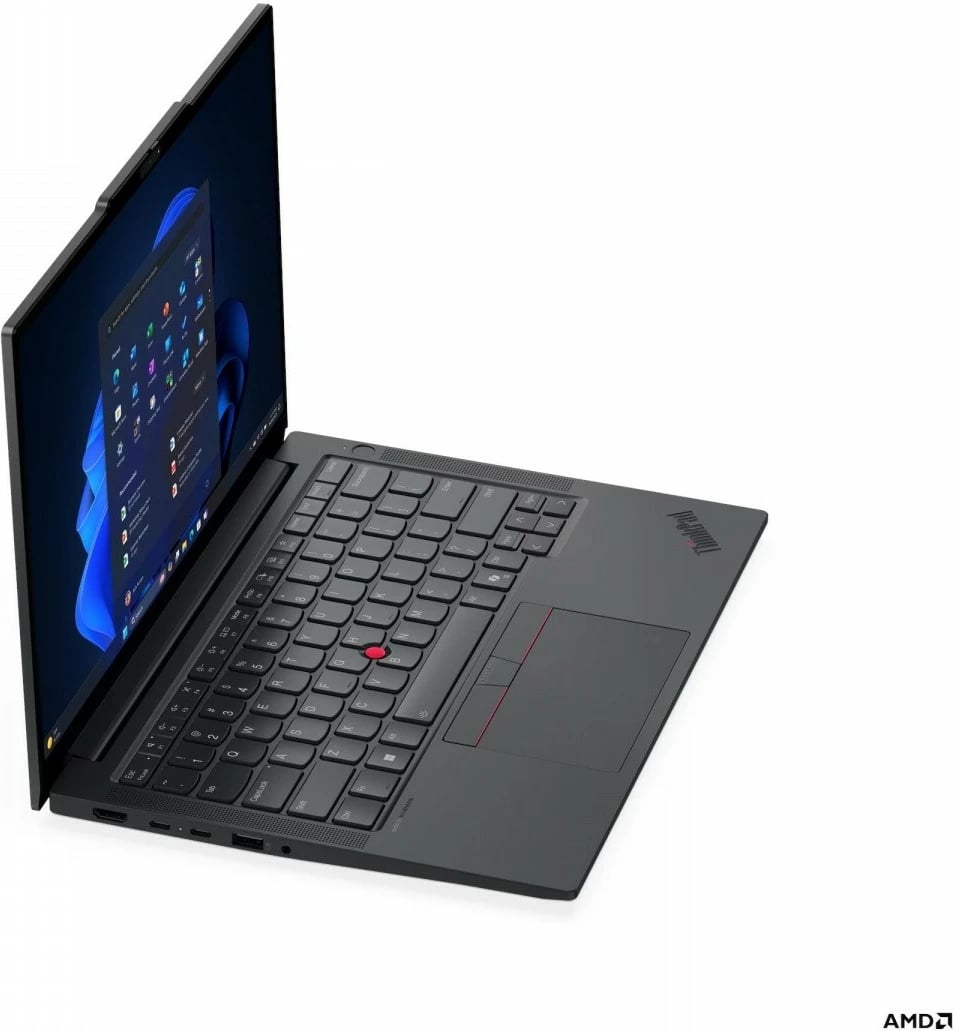 Laptop Lenovo ThinkPad E14 Gen 7, AMD Ryzen 7 250, 16 GB RAM, 512 GB SSD, 14" WUXGA, Windows 11 Pro, Zi