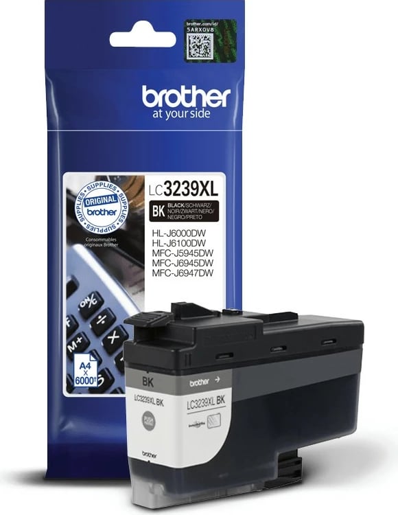 Toner Brother LC-3239XLBK, High XL Yield, pigment, 6000 faqe, zi
