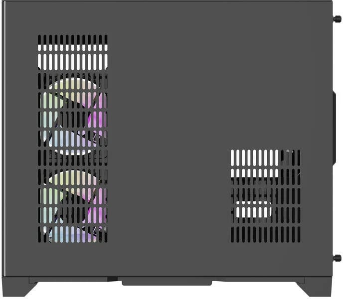 Kasë Darkflash FT418 me 6 ventilatorë aRGB, Mini Tower, e zezë