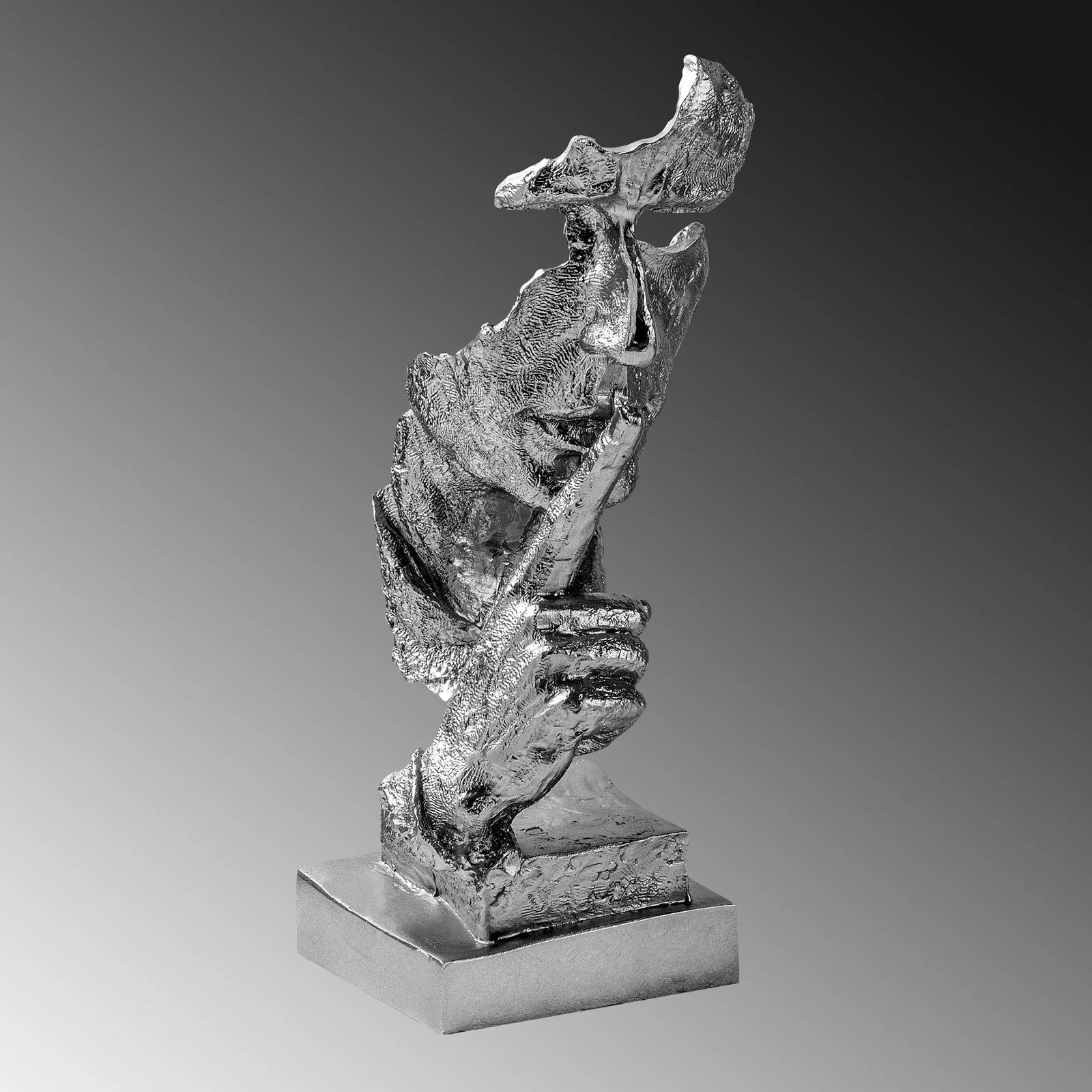 Objekt dekorativ Evila Originals, Yak-031-B, ngjyrë argjendi Objekt dekorativ Evila Originals, Yak-031-B, ngjyrë argjendi