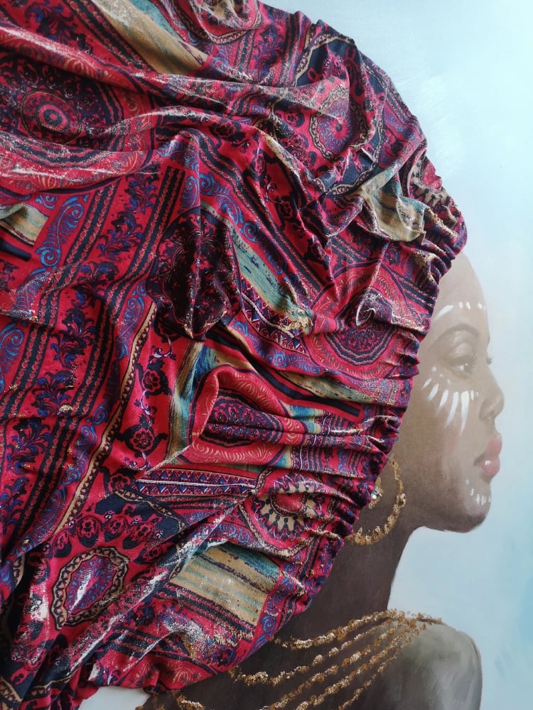 Pikturë dekorative RIETA, kanavacë, shumëngjyrëshe, 100x100x3 cm