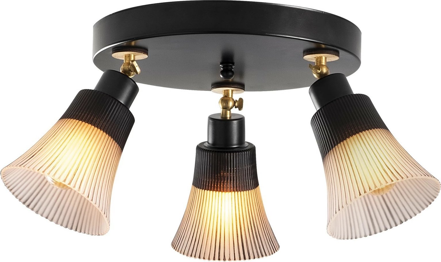 Llambë tavani moderne Opviq, Foca - N-121, ngjyrë e zezë