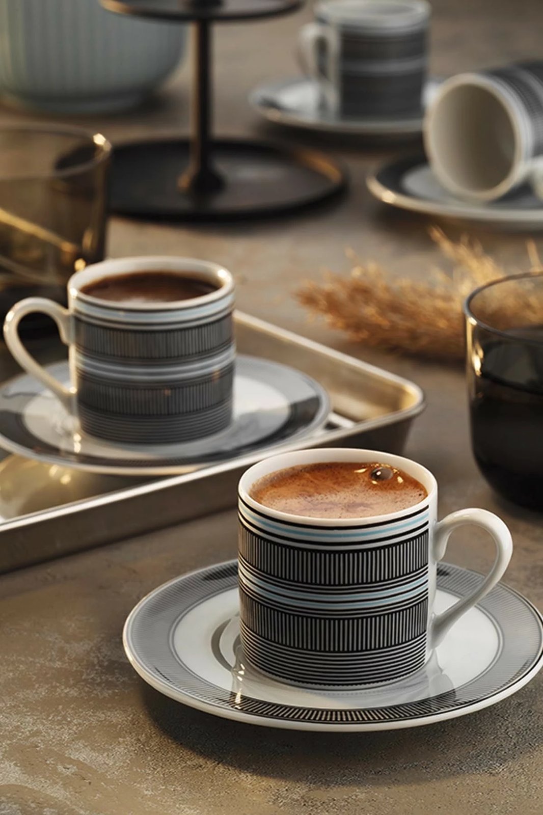 Set filxhanash kafeje (8 copë), Hermia Concept, RU08KT42012358