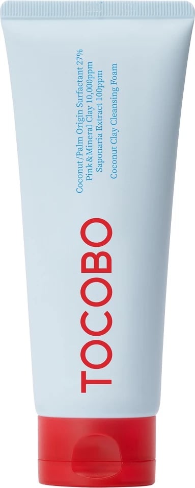 Shkumë pastruese për fytyrë për femra TOCOBO Coconut Clay Cleansing Foam, 150ml