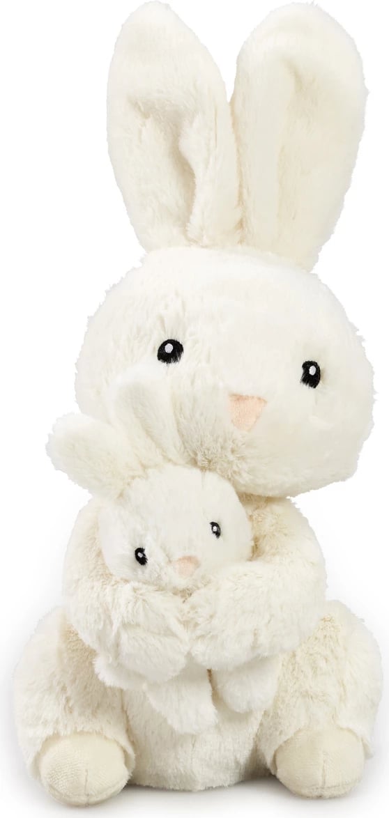 Snuggle Buddies Mummy and Baby Bunny Soft Toy