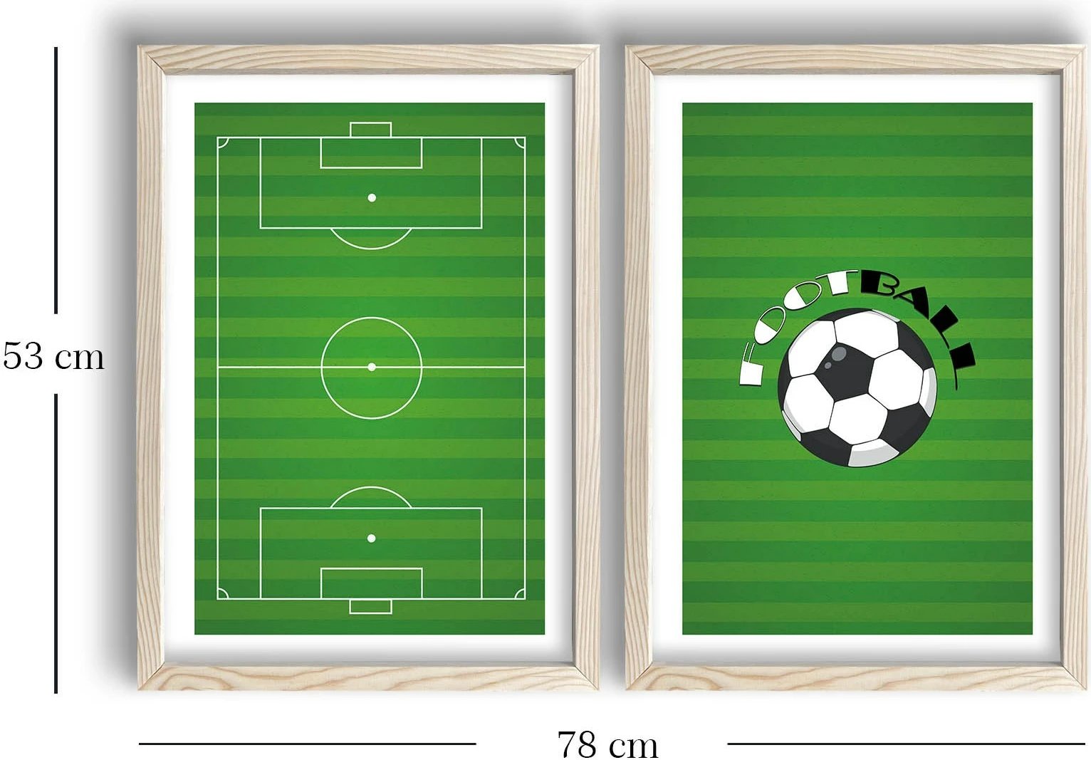 Pikturë dekorative me kornizë MDF (2 copë), Wallity, 2P3853KCT-007