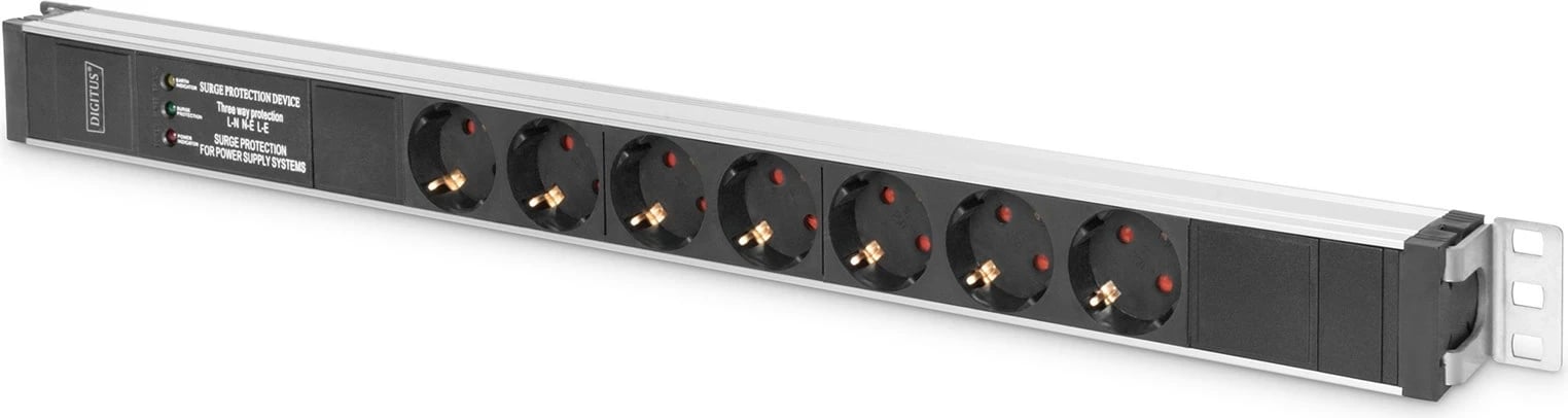 Stromf DIGITUS DN-95412 për rack, i zi dhe argjendtë