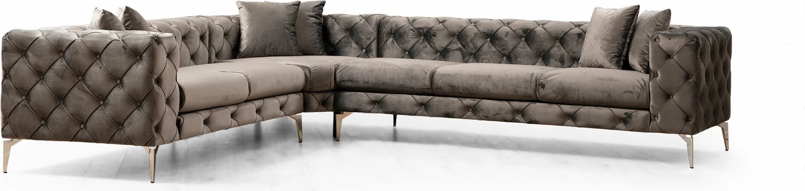 Kënd-sofë Atelier del Sofa, Como majtas, antracit