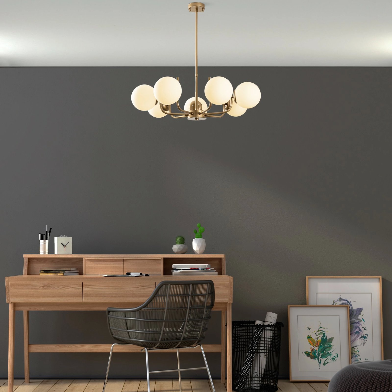 Llambadar Opviq, ngjyrë ari, Antler - 13774 Llambadar Opviq, ngjyrë ari, Antler - 13774