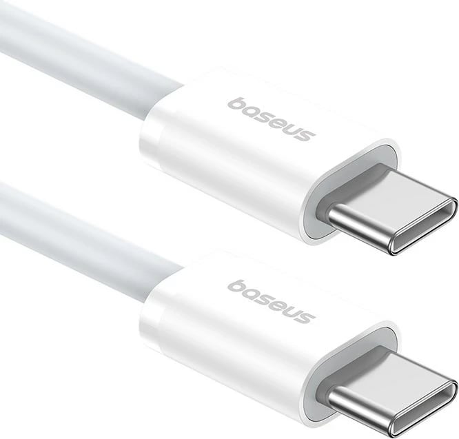 Kabllo USB C në USB C Baseus Superior, 2 m, 30 W, Bardhë Kabllo USB C në USB C Baseus Superior, 2 m, 30 W, Bardhë