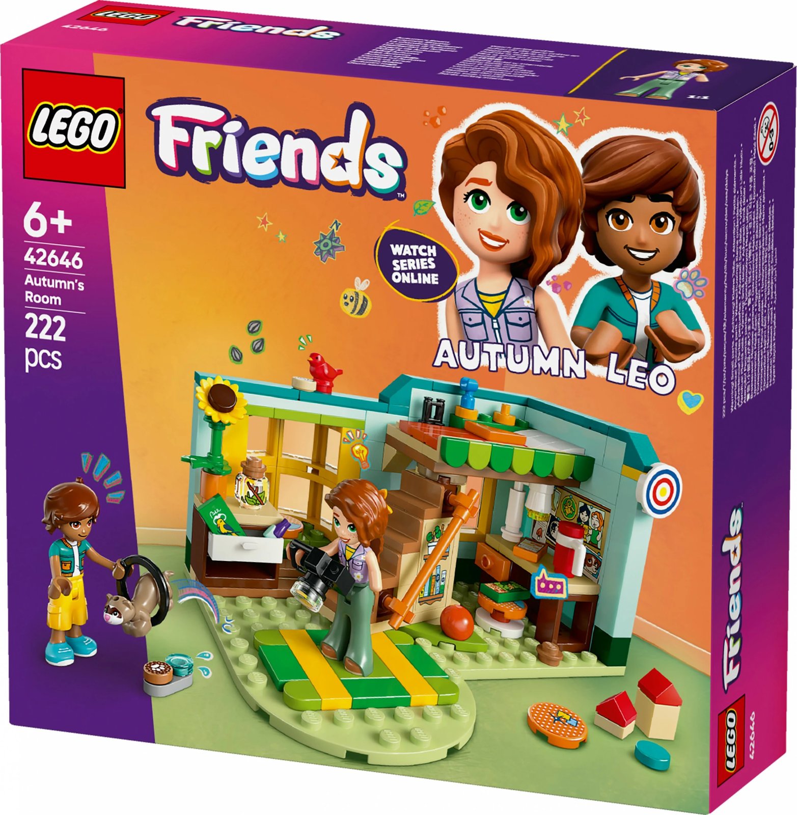 Set ndërtimi LEGO Friends 42646 Autumn's Room, 222 pjesë, multikolor