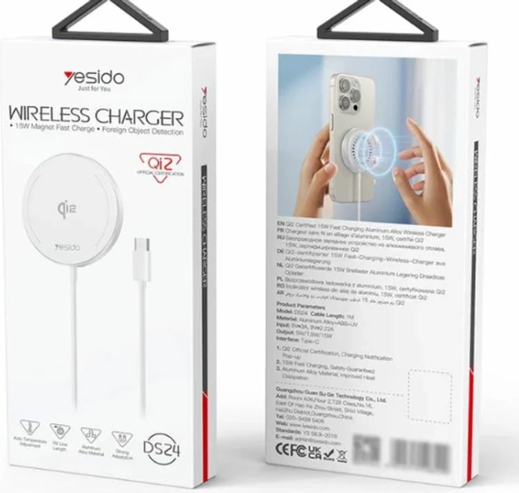 Mbushes Telefoni Wireless Type-c 15w