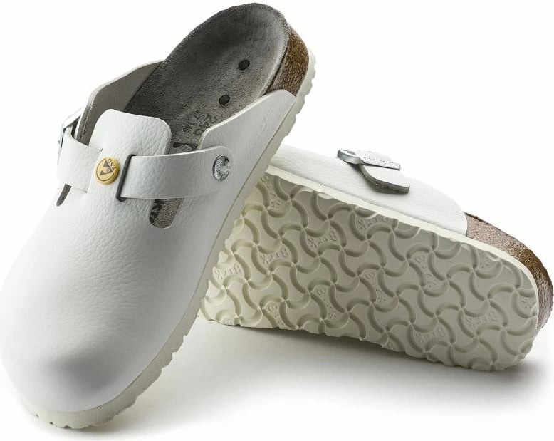 Papuqe për femra Birkenstock, të bardha