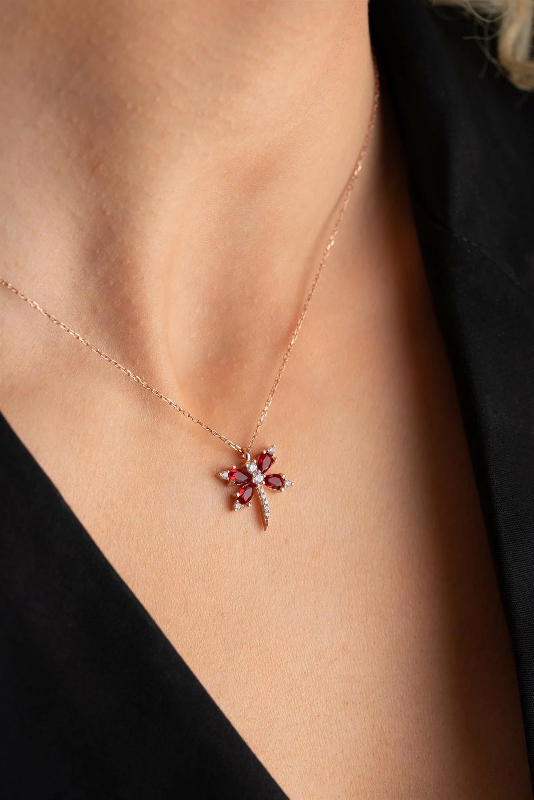 Qafore argjendi, ngjyrë rozë ari dhe e kuqe, Jumeon, NRZ999030