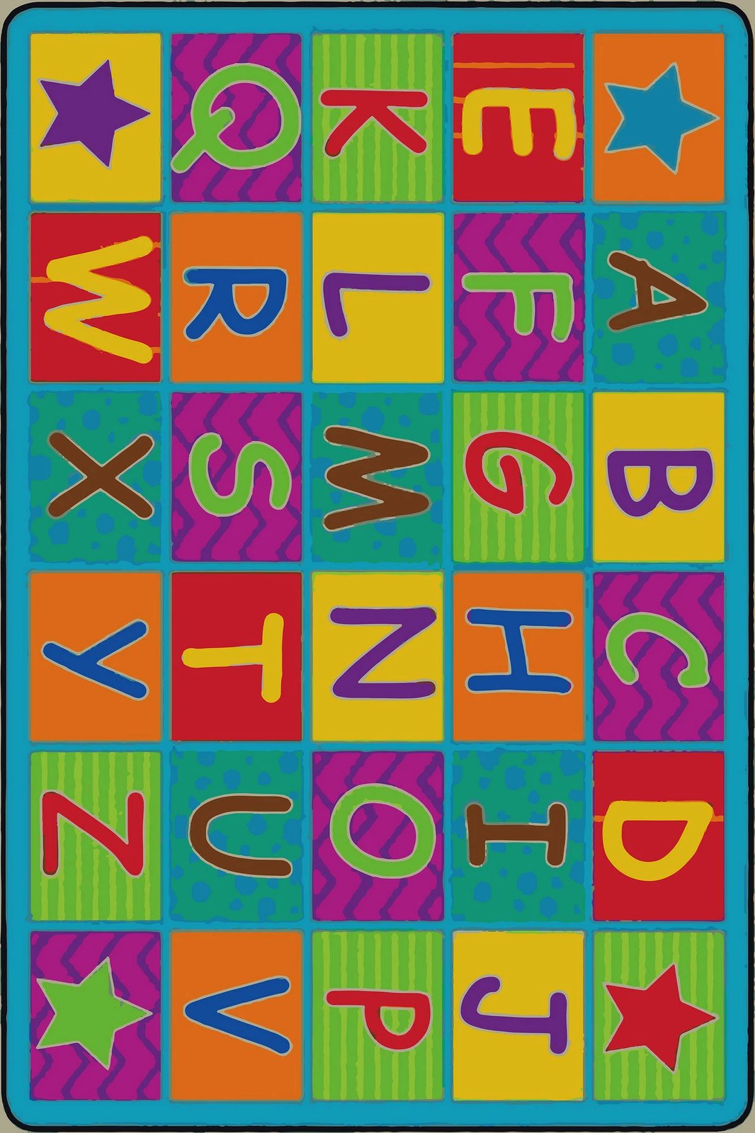 Qilim shumëngjyrësh për fëmijë, 180x280cm, Conceptum Hypnose, WOOKECE119