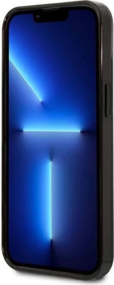 Mbështjellës Karl Lagerfeld KLHCP13STGKCK për iPhone 13 mini 5.4", hardcase, Ikonik Karl & Choupette, Gradient, i zi