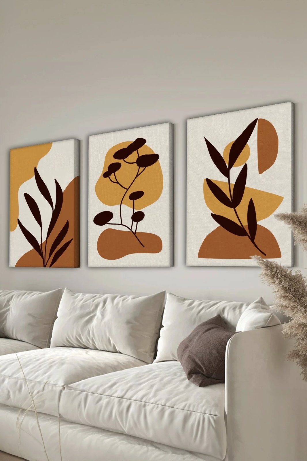 Pikturë dekorative në kanavacë (3 copë), Wallity, 3Cnvs18, 40x60cm