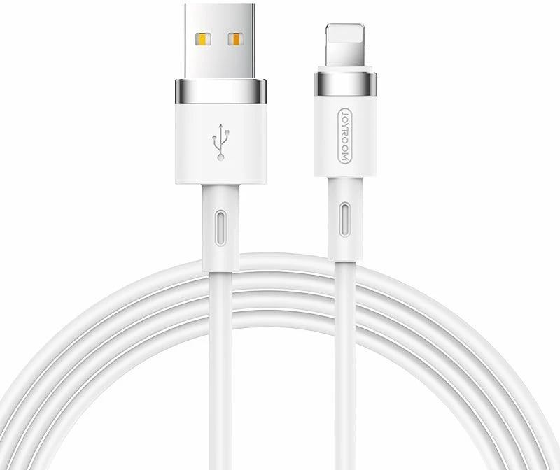 Kabllo Joyroom S-1224N2, USB-A në Lightning, 1.2m, e bardhë