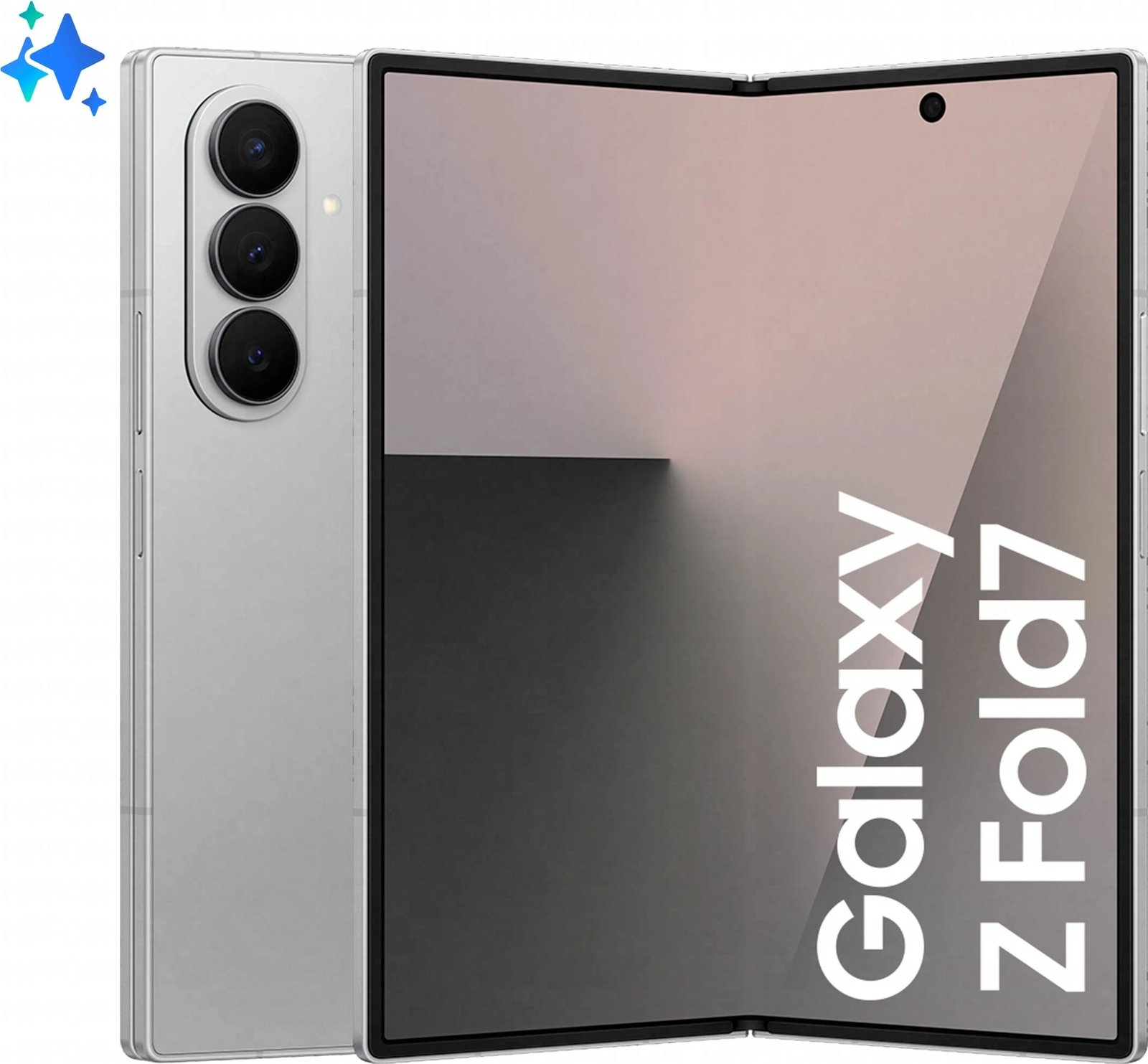 Celular Samsung Galaxy Z Fold7 5G, 12GB RAM, 256GB, silver shadow