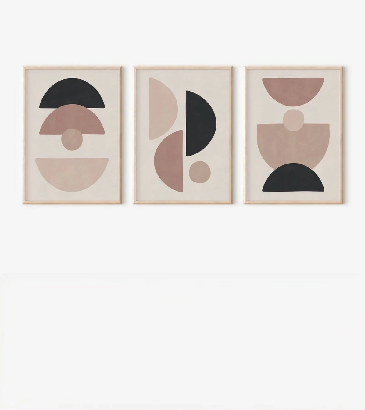 Pikturë dekorative me kornizë (3 copë), Wallity, 3Dartsohoset71