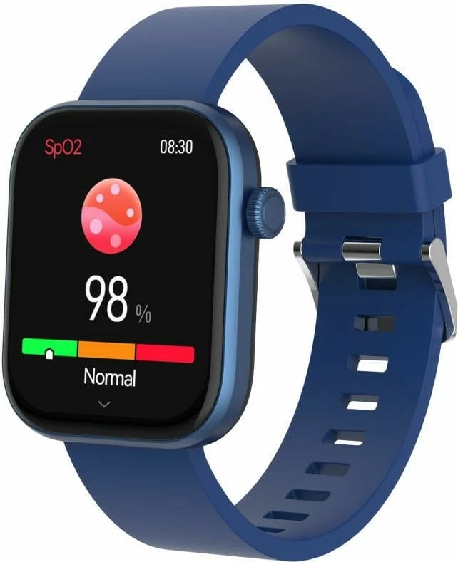 Smartwatch Denver SWC-185BU, ekran me prekje, rrip silikoni, blu