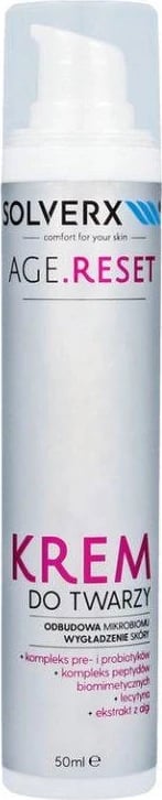 Krem fytyre për femra SOLVERX Age Reset Rejuvenating, 50ml Krem fytyre për femra SOLVERX Age Reset Rejuvenating, 50ml